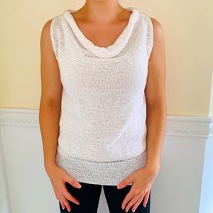 White Mesh Top